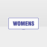 Custom Signs For Business,Womens Toilet White Background Sign